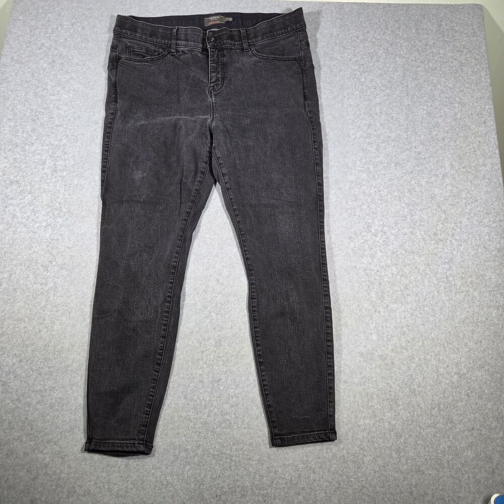 Torrid Bombshell Skinny Jeans Womens 20R Black Premium Stretch Distressed
